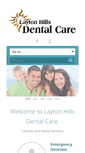 Mobile Screenshot of laytonhillsdental.com